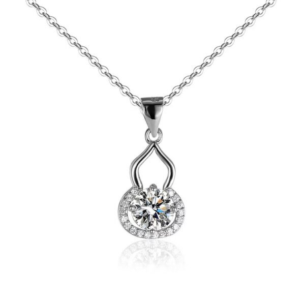 Ladies moissanite necklace