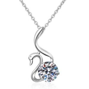 Ladies moissanite necklace