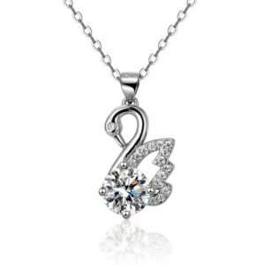 Ladies moissanite necklace