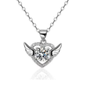 Ladies moissanite necklace