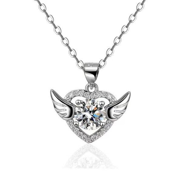 Ladies moissanite necklace