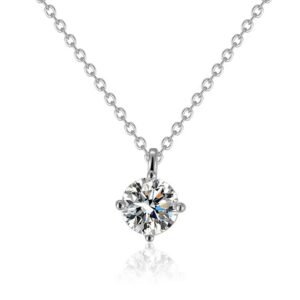 Ladies moissanite necklace
