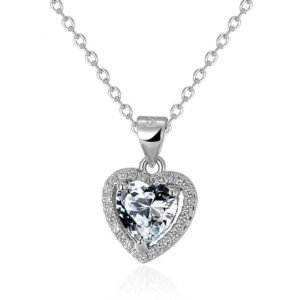 Ladies moissanite necklace