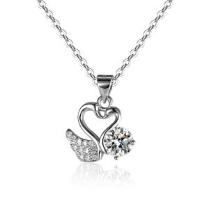 Ladies moissanite necklace