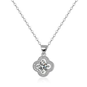 Ladies moissanite necklace