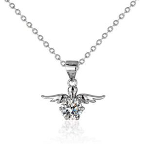 Ladies moissanite necklace