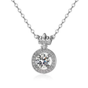 Ladies moissanite necklace