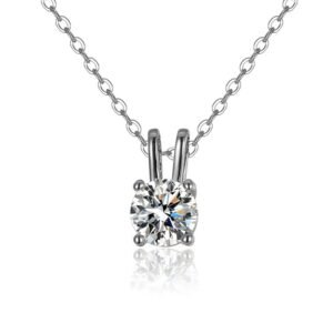 Ladies moissanite necklace