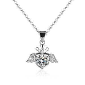 Ladies moissanite necklace