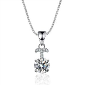 Ladies moissanite necklace