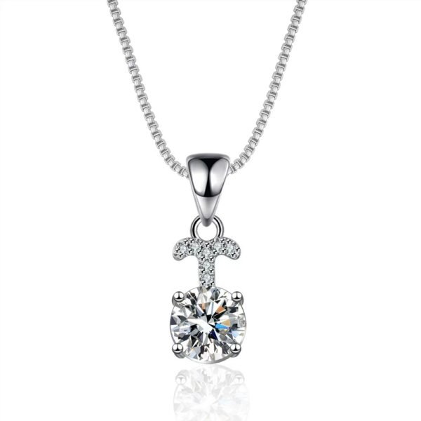 Ladies moissanite necklace