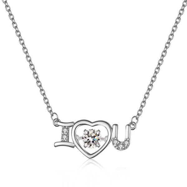 Ladies moissanite necklace