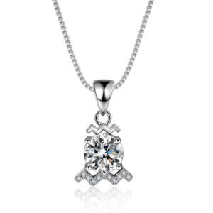 Ladies moissanite necklace