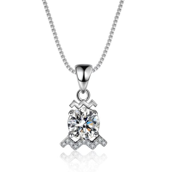 Ladies moissanite necklace