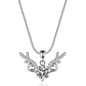 Ladies moissanite necklace