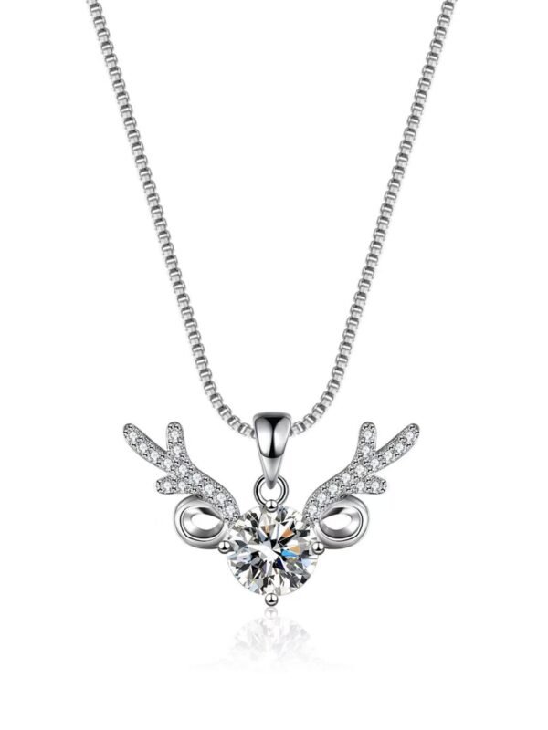 Ladies moissanite necklace
