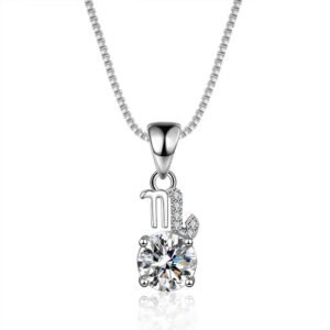 Ladies moissanite necklace