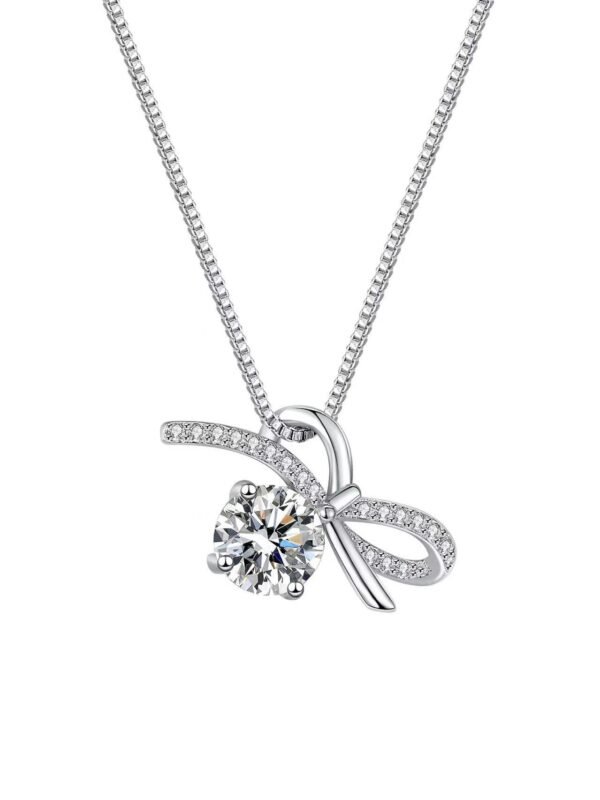 Ladies moissanite necklace