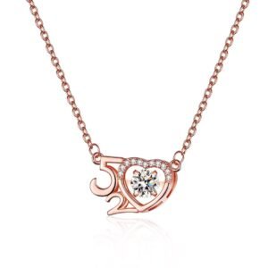 Ladies moissanite necklace