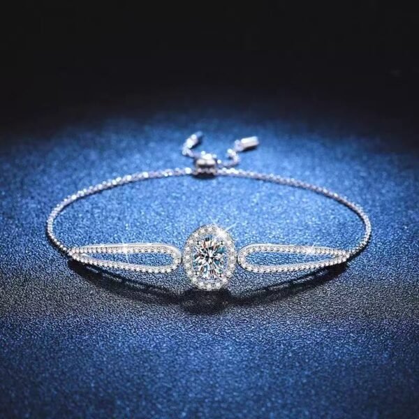 Ladies moissanite Bracele