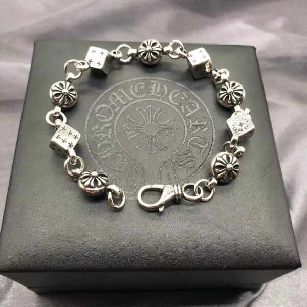 Chrome HeartsBracelet