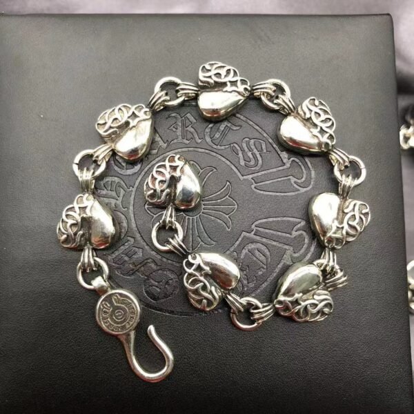 Chrome HeartsBracelet