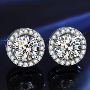 Ladies moissanite Earrings