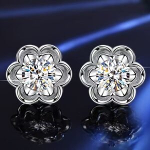 Ladies moissanite Earrings