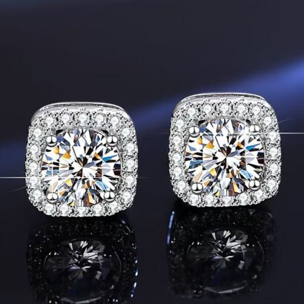 Ladies moissanite Earrings
