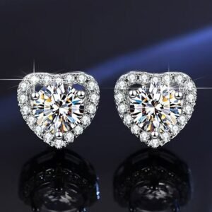Ladies moissanite Earrings