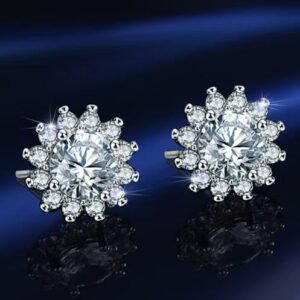Ladies moissanite Earrings