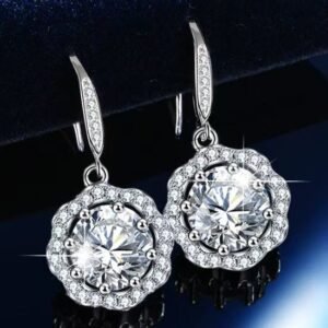 Ladies moissanite Earrings