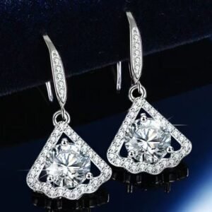 Ladies moissanite Earrings