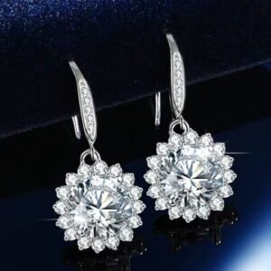 Ladies moissanite Earrings