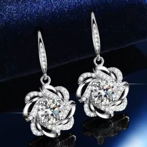 Ladies moissanite Earrings