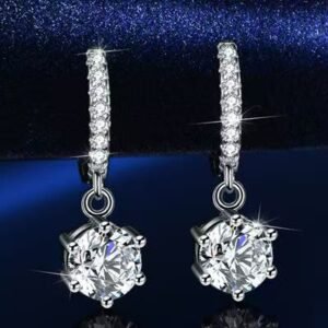 Ladies moissanite Earrings