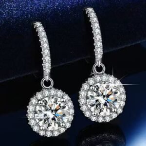 Ladies moissanite Earrings