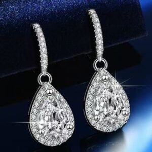 Ladies moissanite Earrings