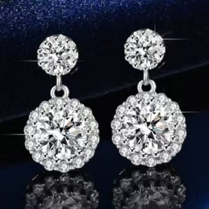 Ladies moissanite Earrings