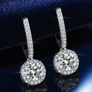 Ladies moissanite Earrings